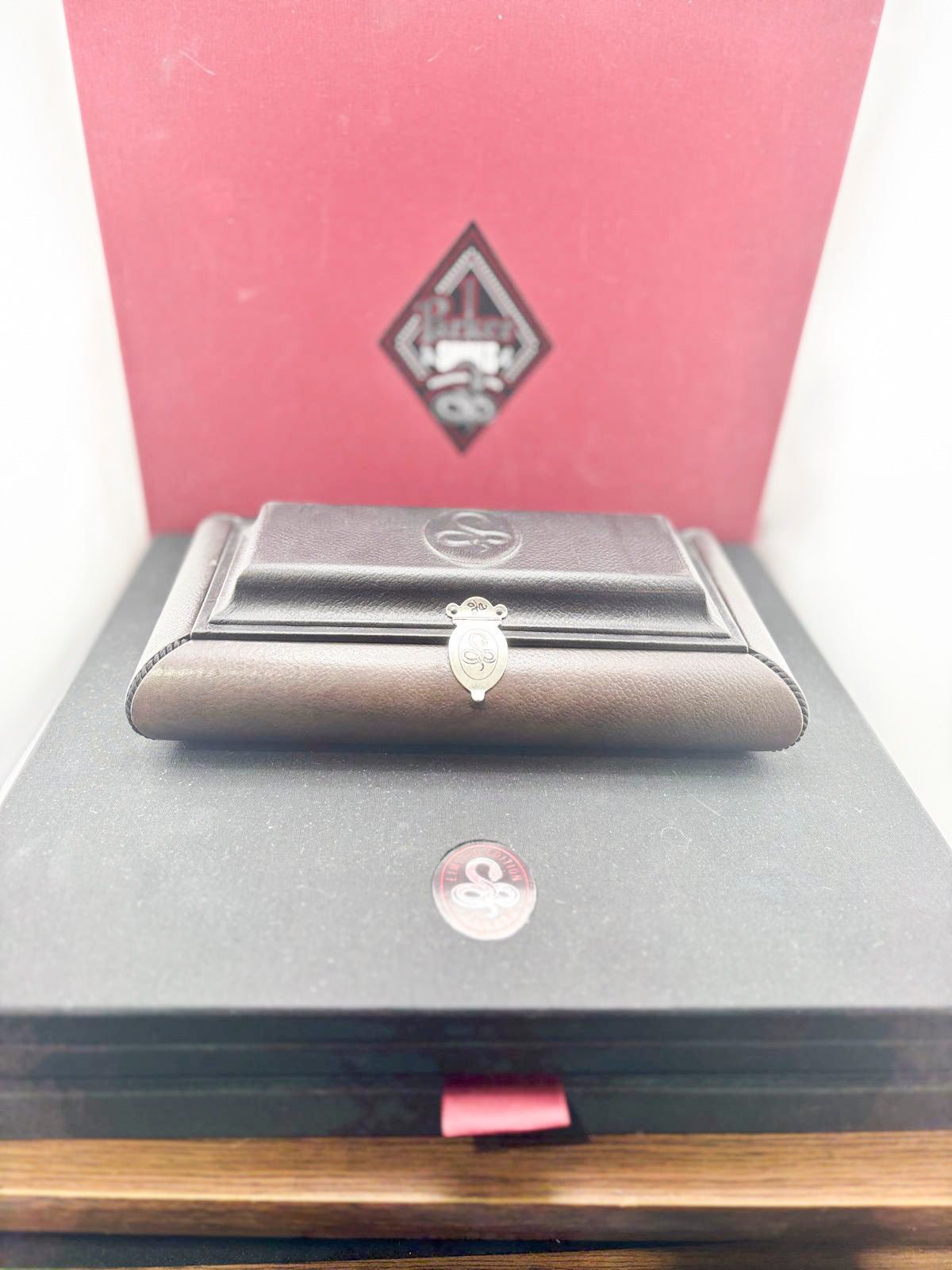 Parker Snake .925 Sterling Silver Overlay Limited Edition Fountain Pen - Medium 18kt Gold Nib