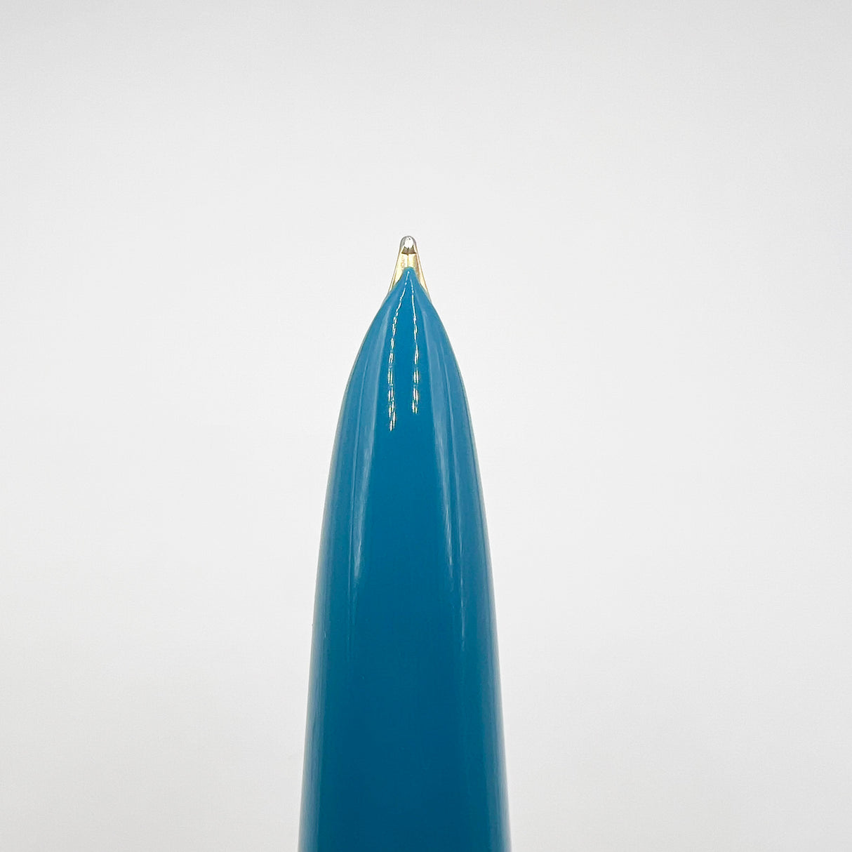 Parker 51 Special Edition Sterling Silver & Vista Blue Fountain Pen - Fine 18kt Gold Nib