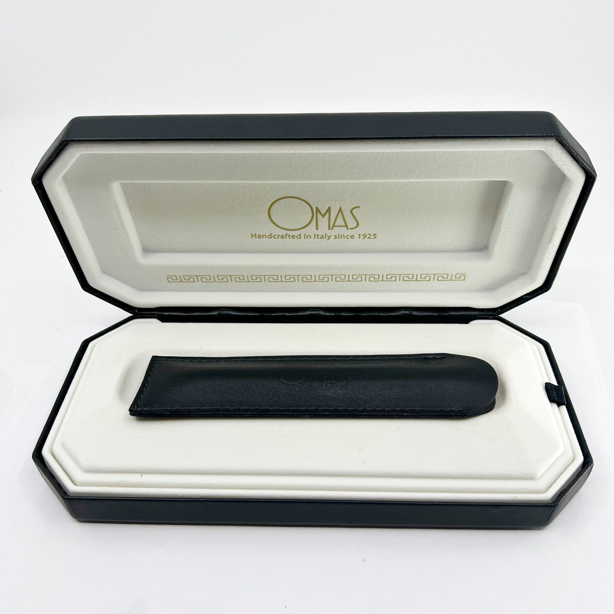 OMAS Original Style Arte Italiana Arco Bronze Celluloid Paragon Fountain Pen (Circa 2000) - High Tech Trim - Fine 18kt Gold Nib