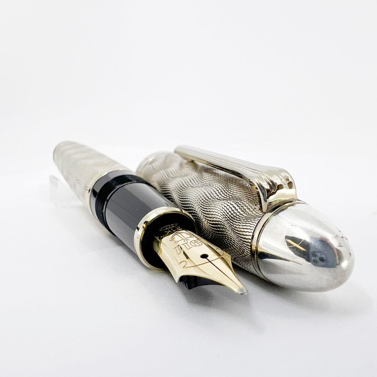 Classic Pen CP7 Sailor Atlantic "Ocean Fountain Pen" Flamme Vague #091/250 - A Semi-Flexible Sailor Zoom 21kt Gold Nib!!