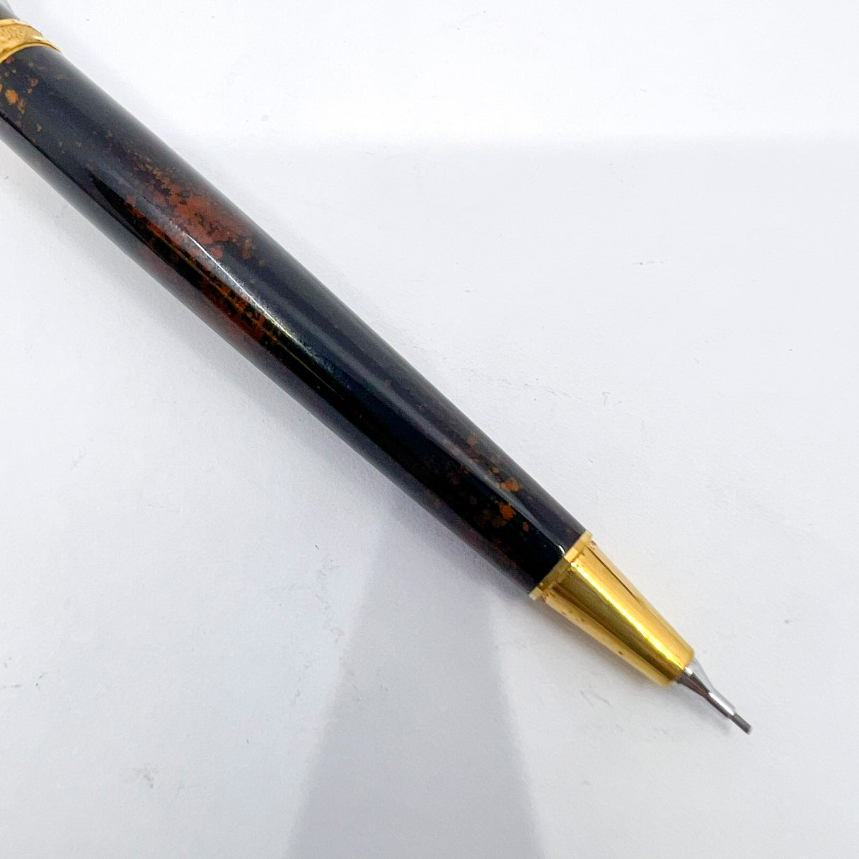 Parker Premier Chinese Brown/Amber Laque Mechanical Pencil - 0.7mm - Circa 1988