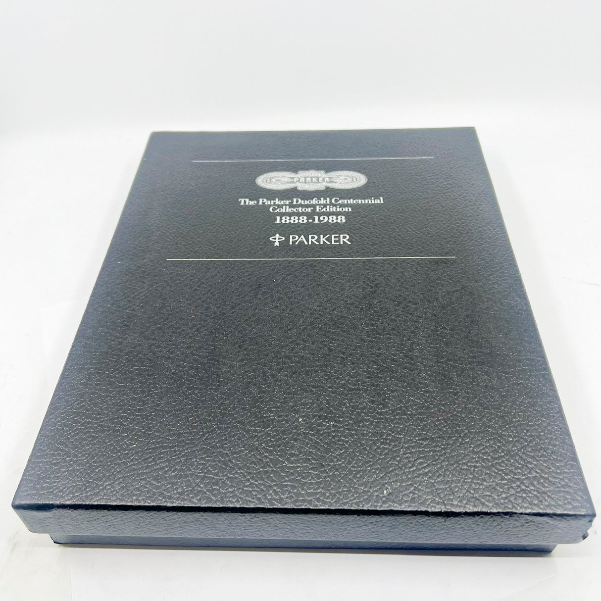 Parker Centennial (Largest Size) Black Duofold Fountain Pen - Special Presentation Box & Contents for the 100th Anniversary of the Parker Pen Company - Medium 18kt Gold Nib
