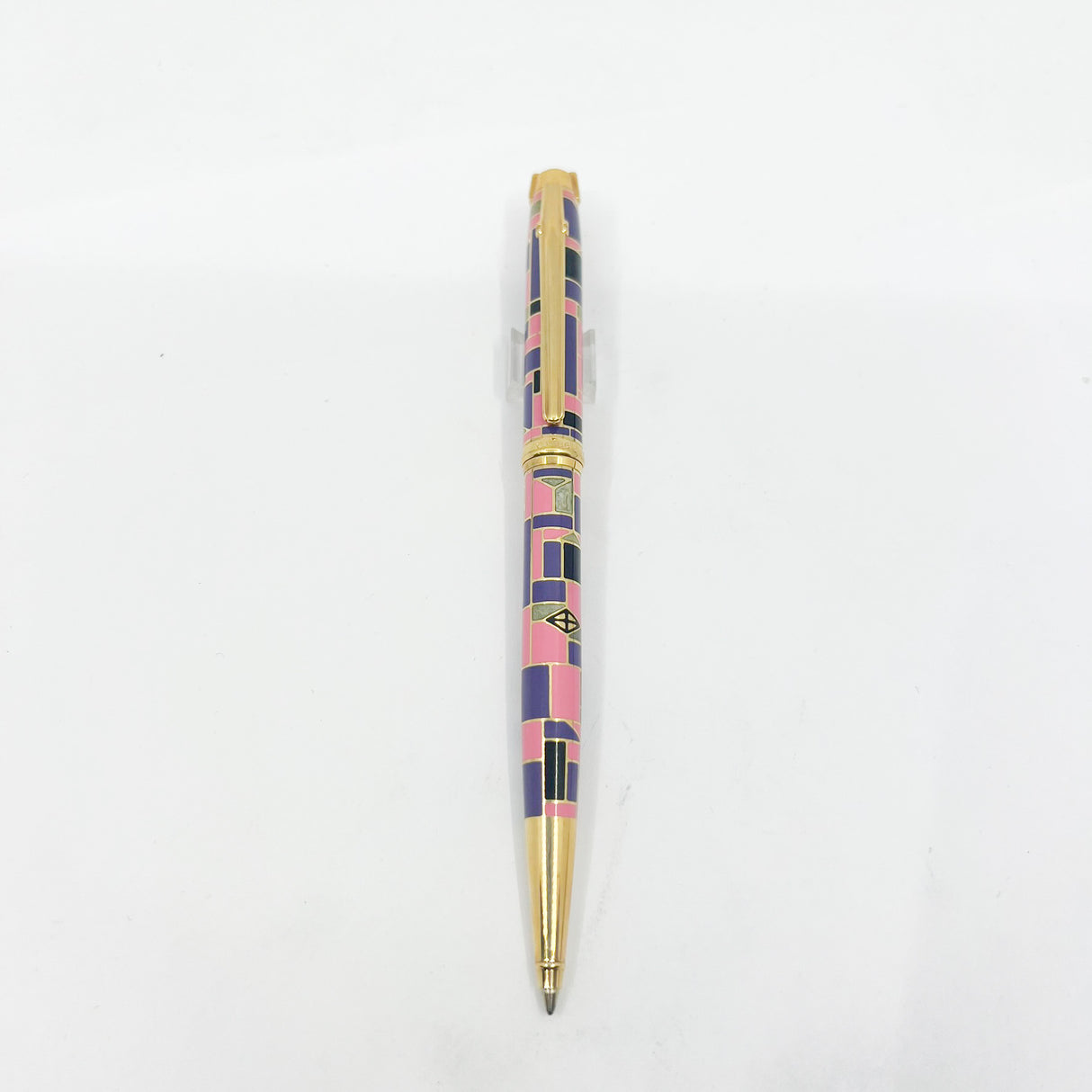 Elysee Ballpoint Chinese Lacquer Cloisonne Parthenon Vernissage "Edition 90" - Circa 1990