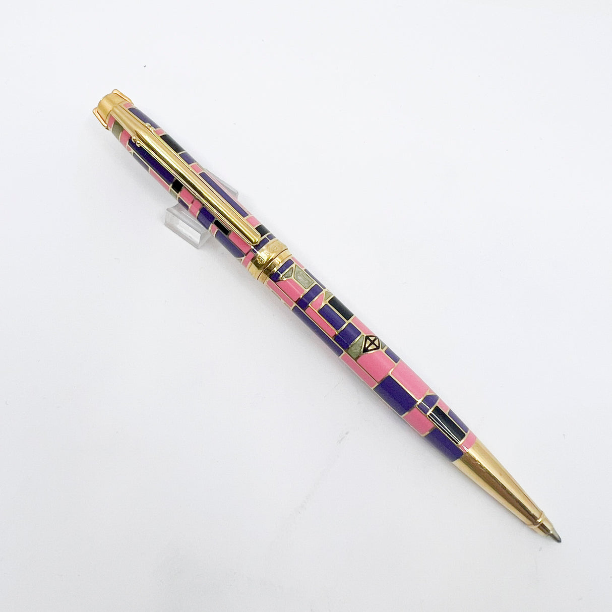 Elysee Ballpoint Chinese Lacquer Cloisonne Parthenon Vernissage "Edition 90" - Circa 1990