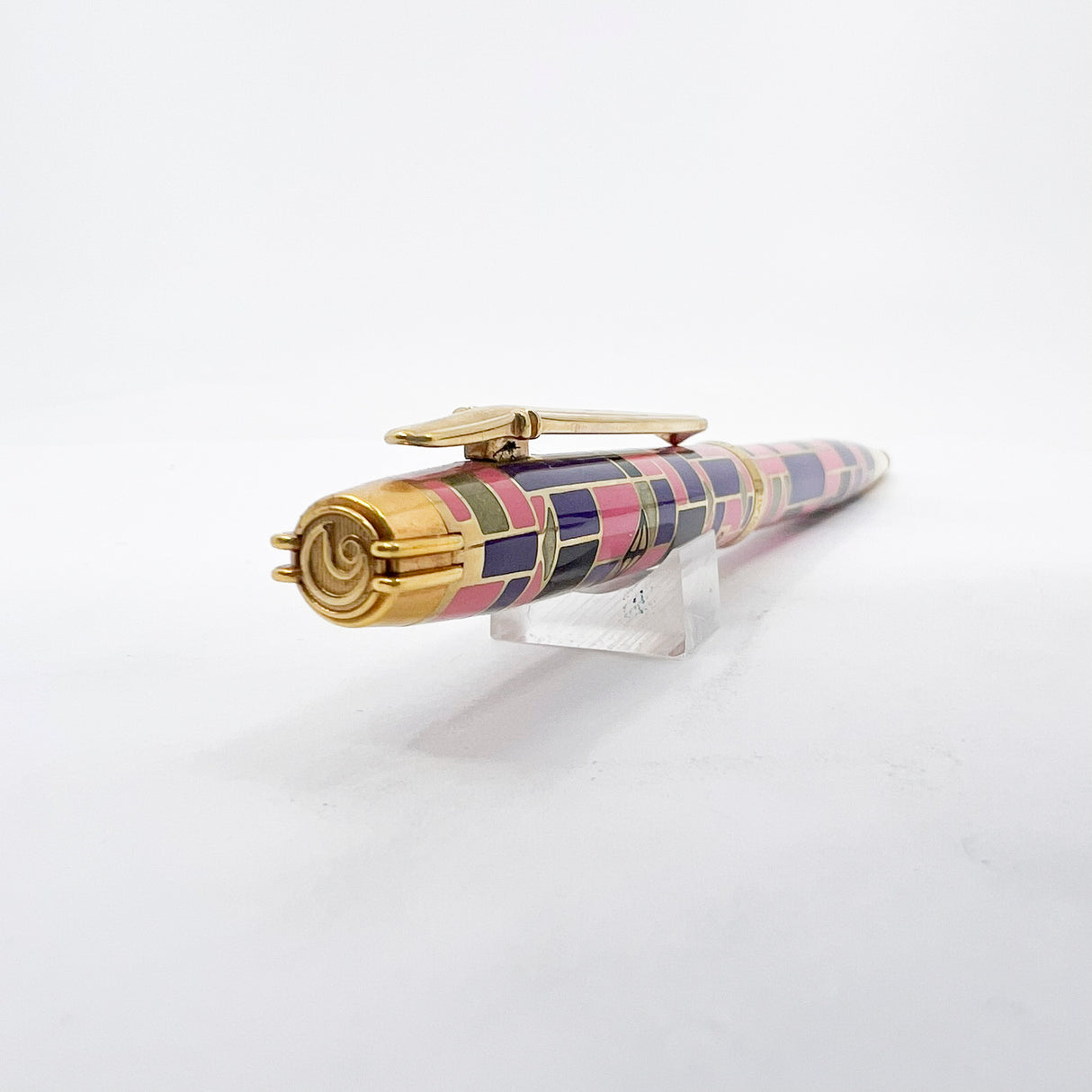 Elysee Ballpoint Chinese Lacquer Cloisonne Parthenon Vernissage "Edition 90" - Circa 1990