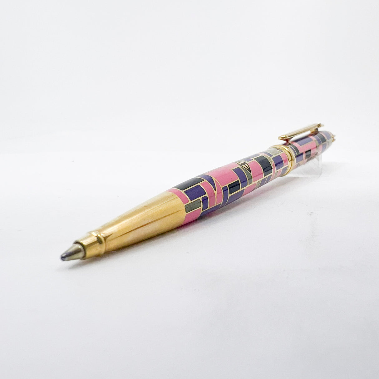 Elysee Ballpoint Chinese Lacquer Cloisonne Parthenon Vernissage "Edition 90" - Circa 1990