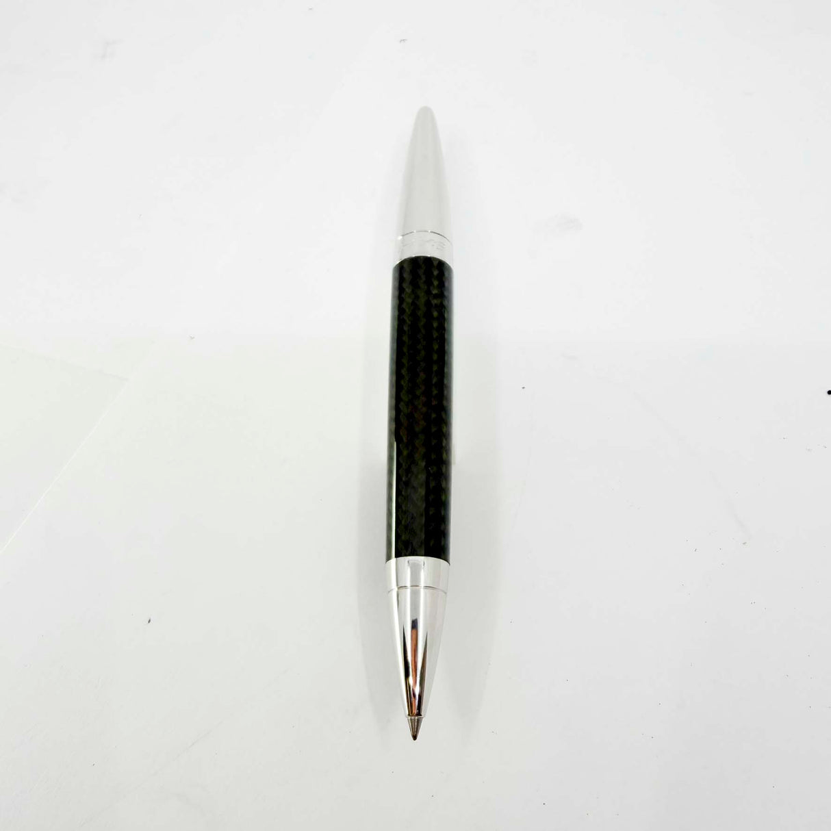 Jorg Hysek Convertible Rollerball/Ballpoint - Carbon Fiber & Rhodium Plating