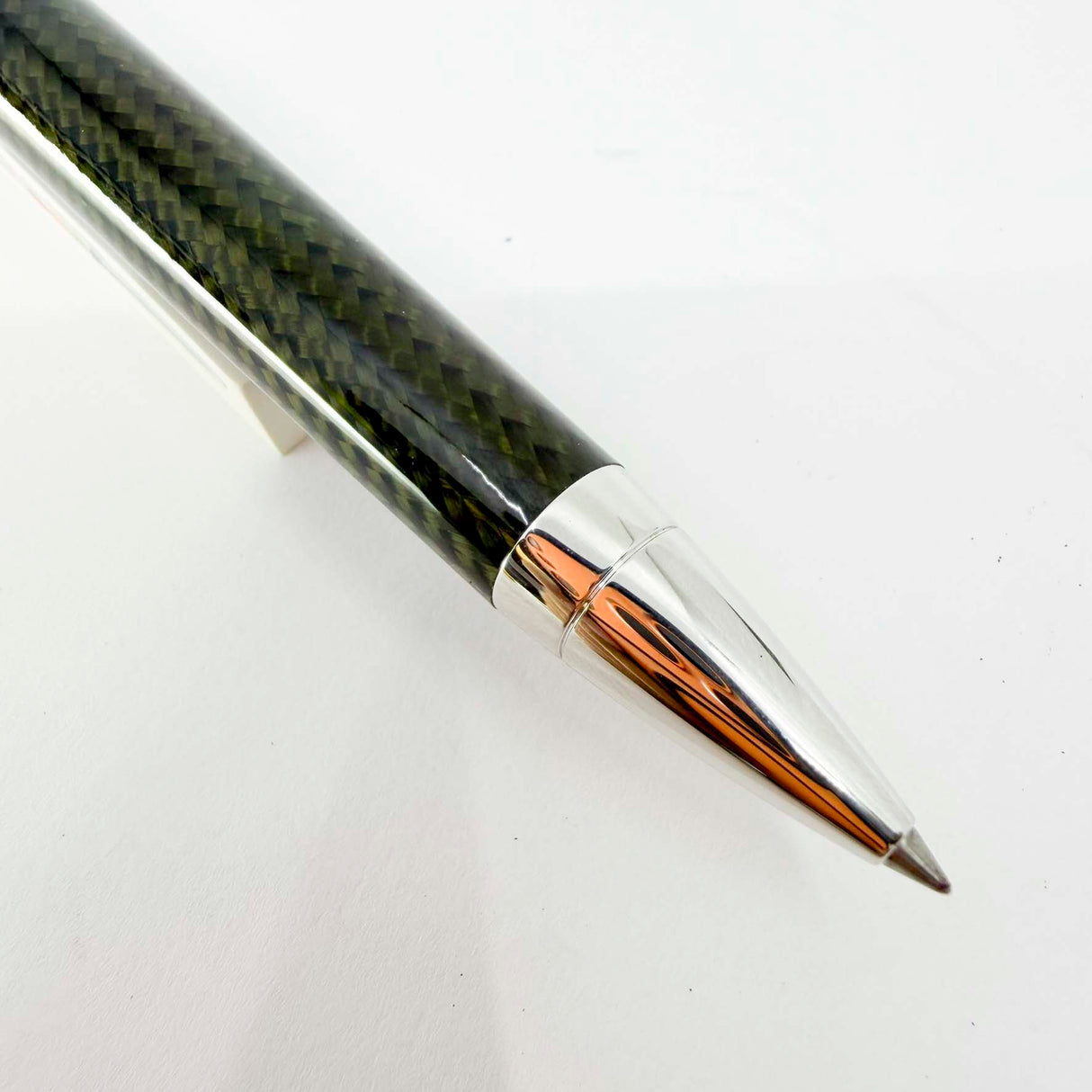Jorg Hysek Convertible Rollerball/Ballpoint - Carbon Fiber & Rhodium Plating