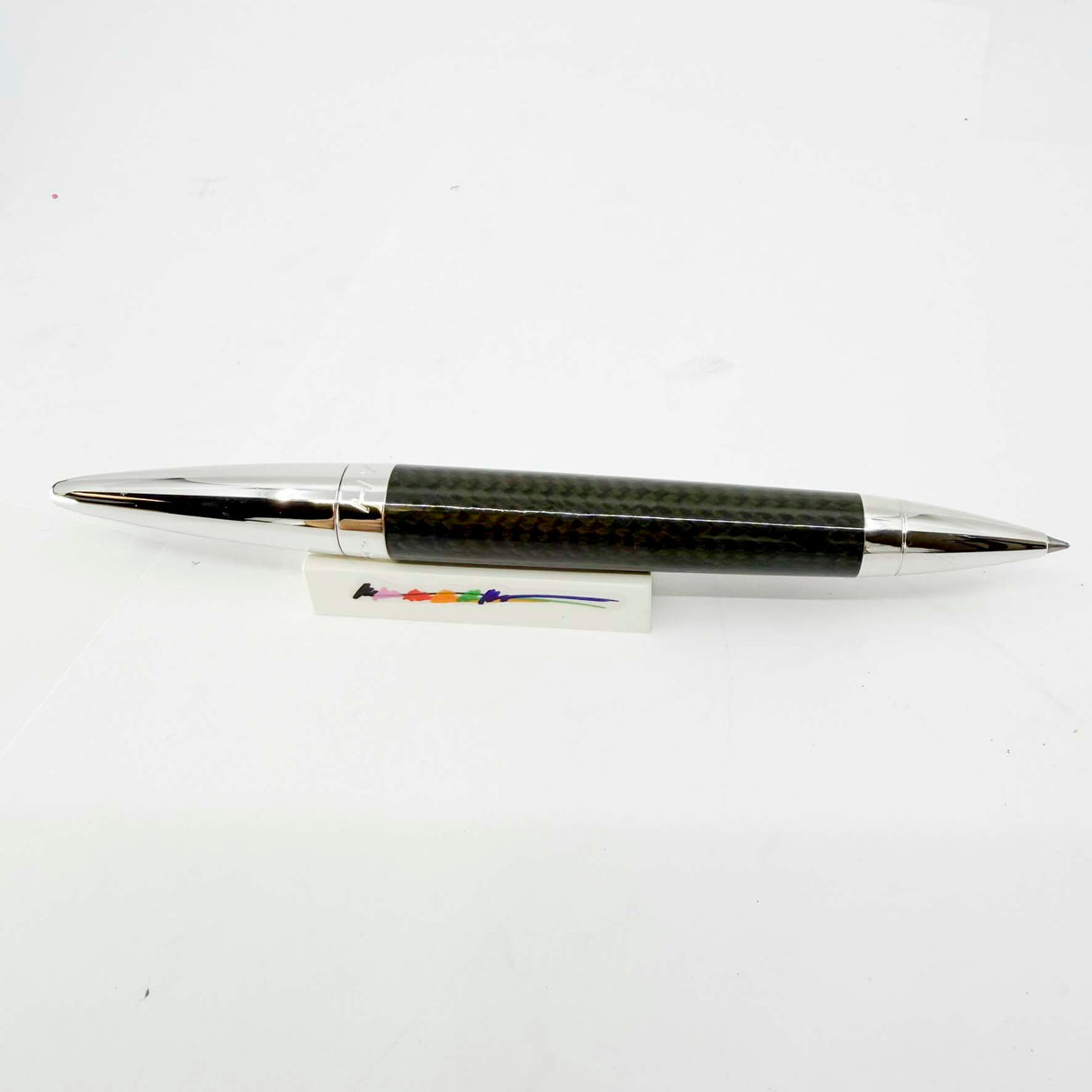 Jorg Hysek Convertible Rollerball/Ballpoint - Carbon Fiber & Rhodium Plating