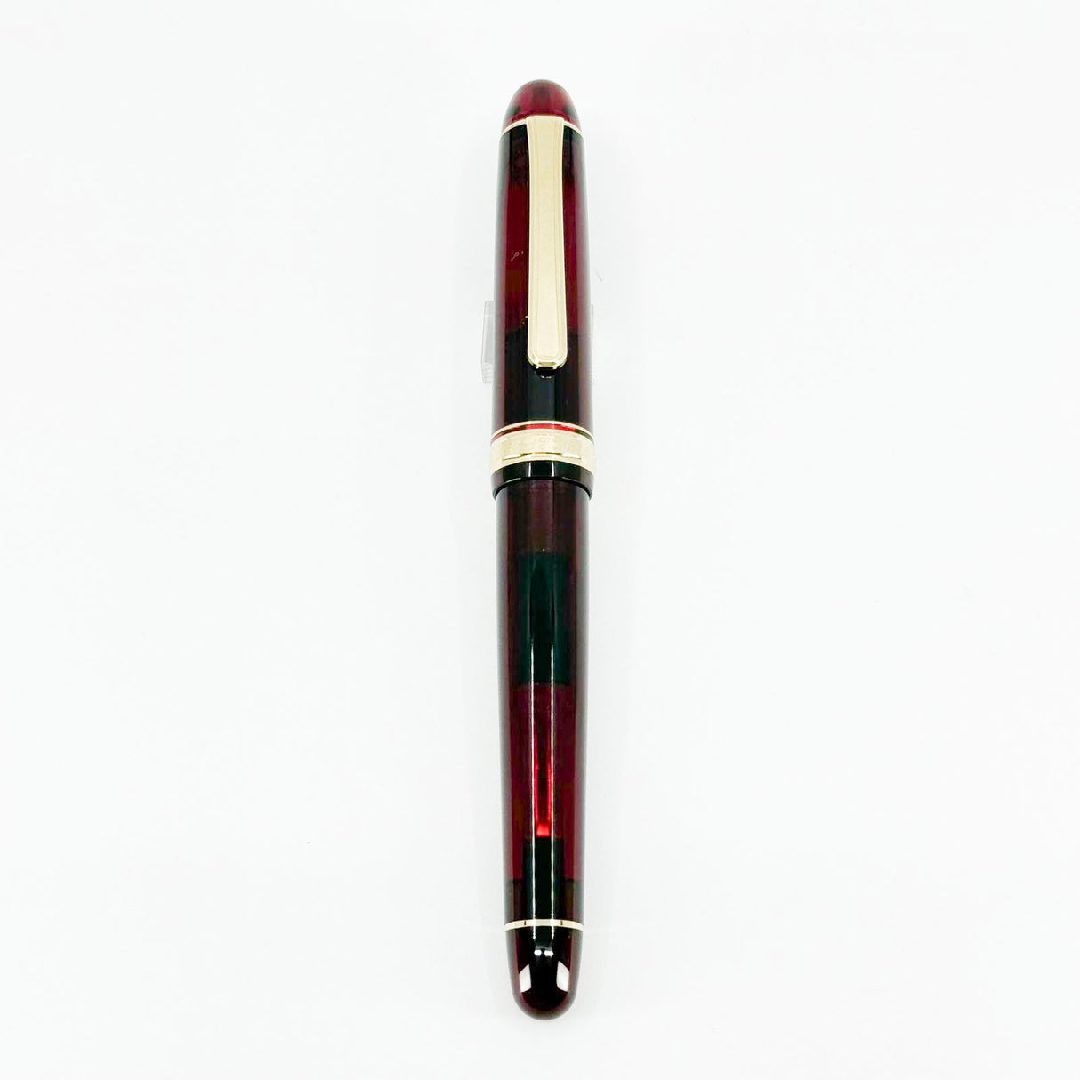 Platinum #3776 Century Bourgoyne Fountain Pen - Medium 14kt Gold Nib