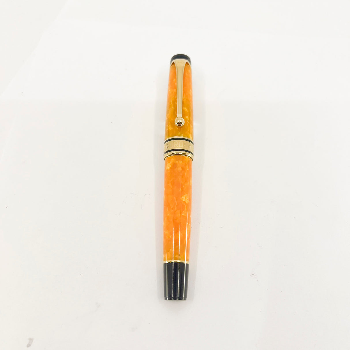 Aurora Sole Marbled Orange Limited Edition Rollerball