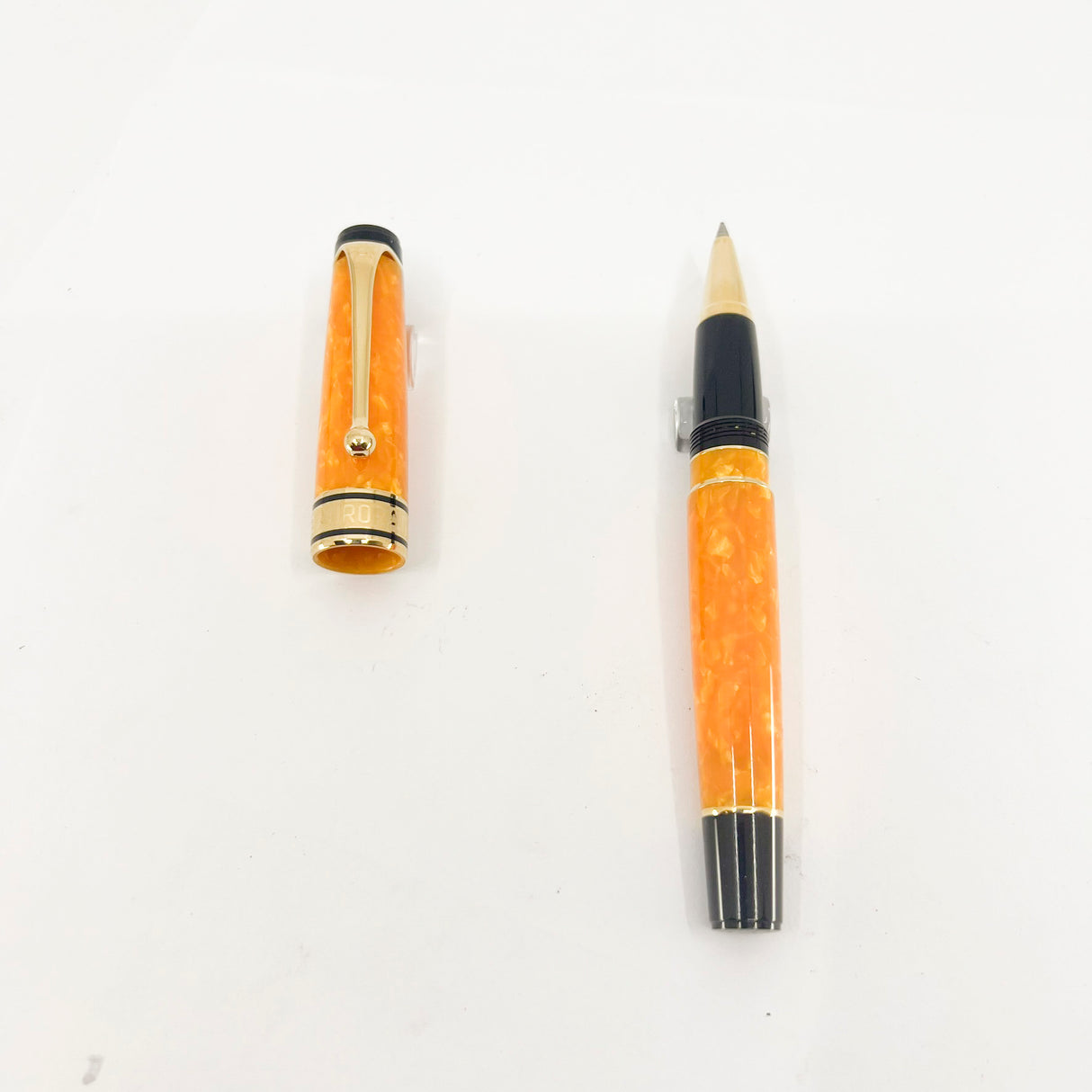 Aurora Sole Marbled Orange Limited Edition Rollerball