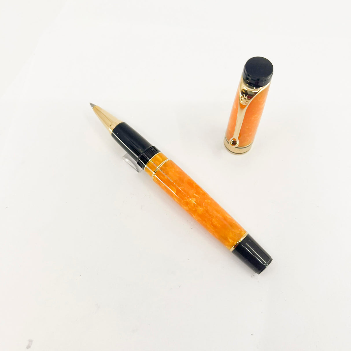 Aurora Sole Marbled Orange Limited Edition Rollerball