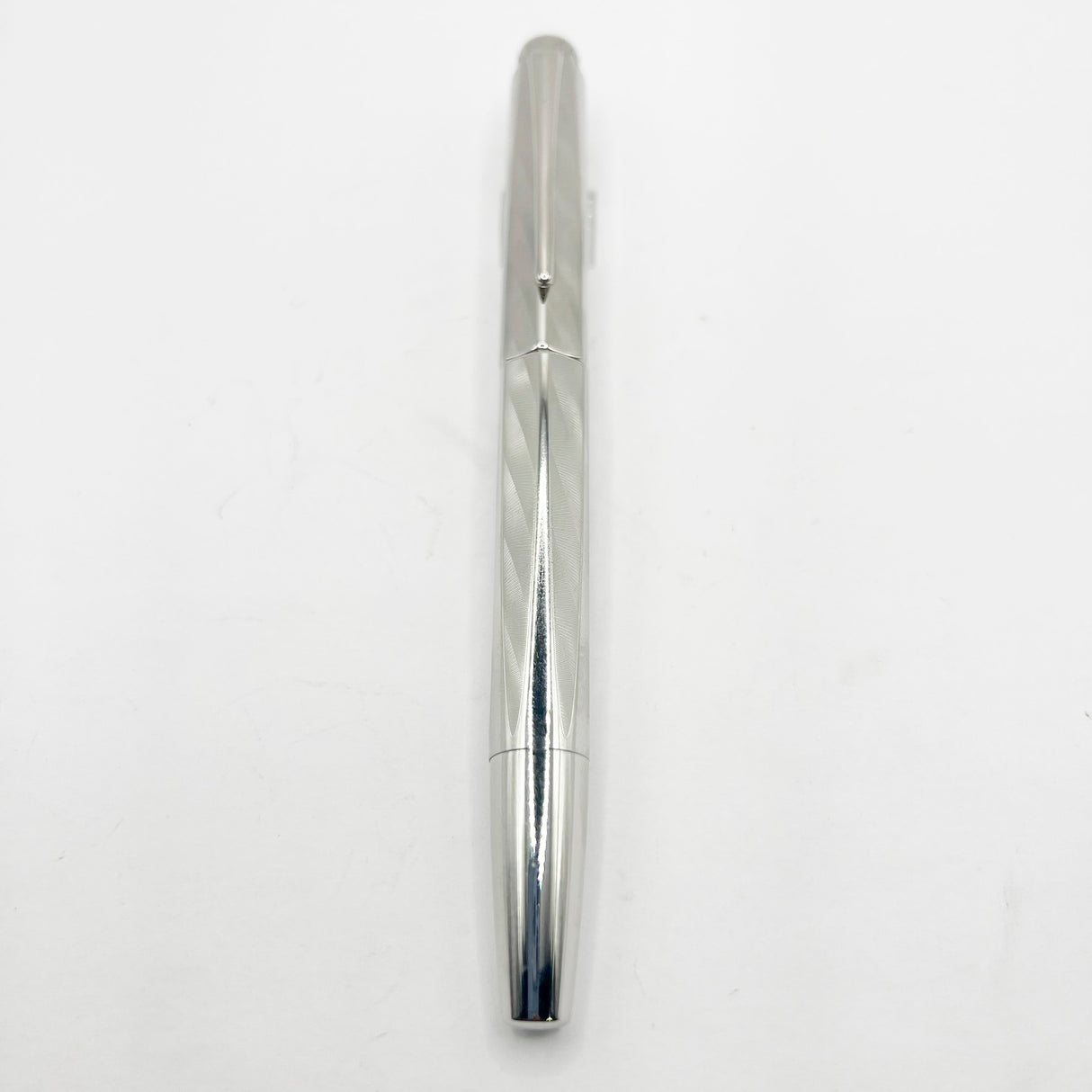 Caran D'ache RNX.316 Lazer Engraved Stainless Steel Fountain Pen - PVD Blackened Stainless Steel Fine Nib