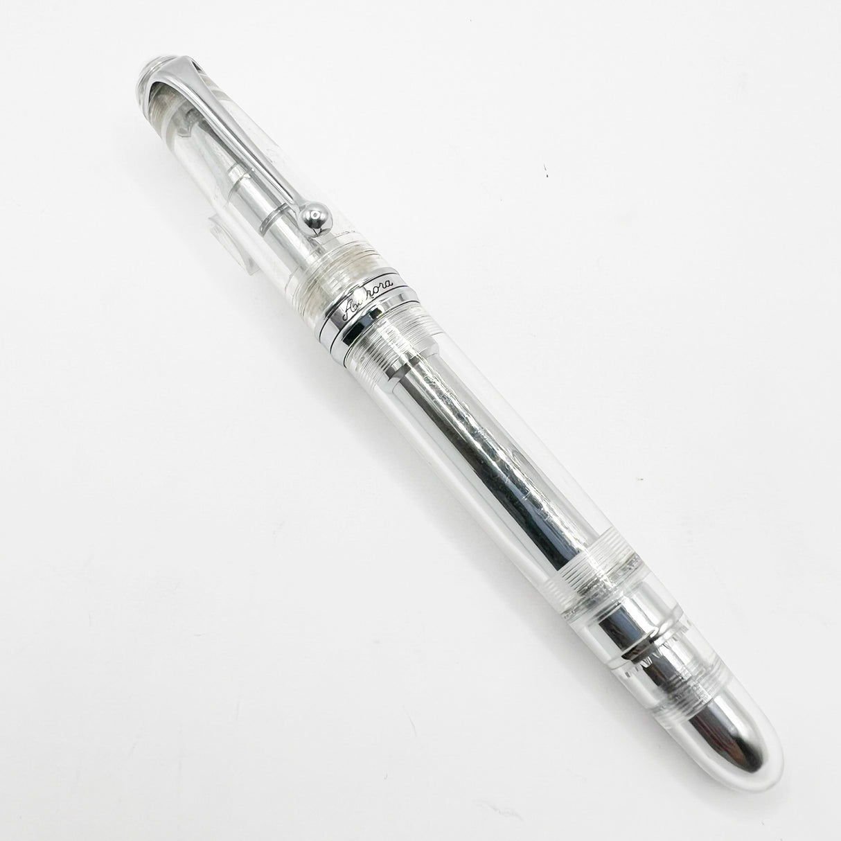 Aurora Large Size #88 Clear Demonstrator Rollerball