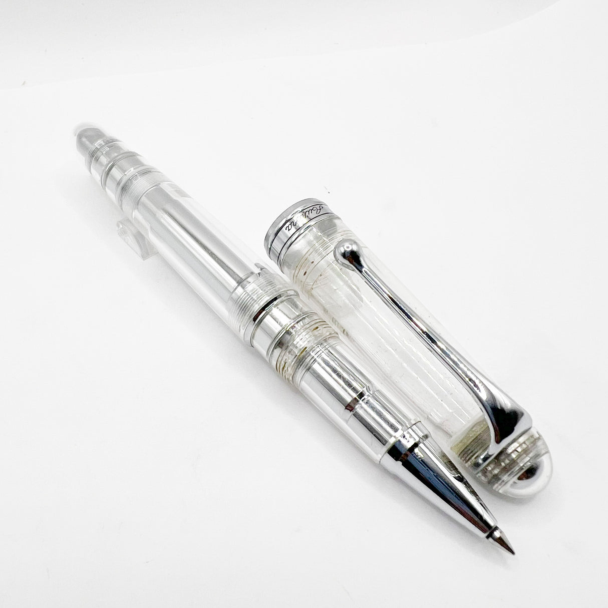Aurora Large Size #88 Clear Demonstrator Rollerball