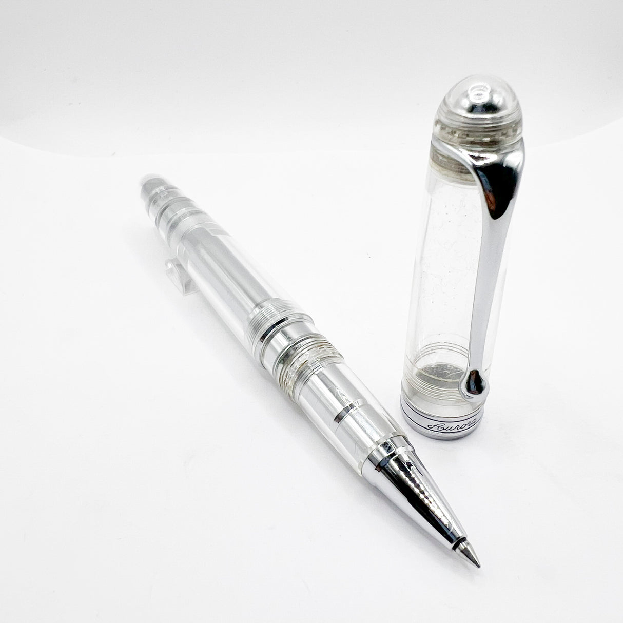 Aurora Large Size #88 Clear Demonstrator Rollerball
