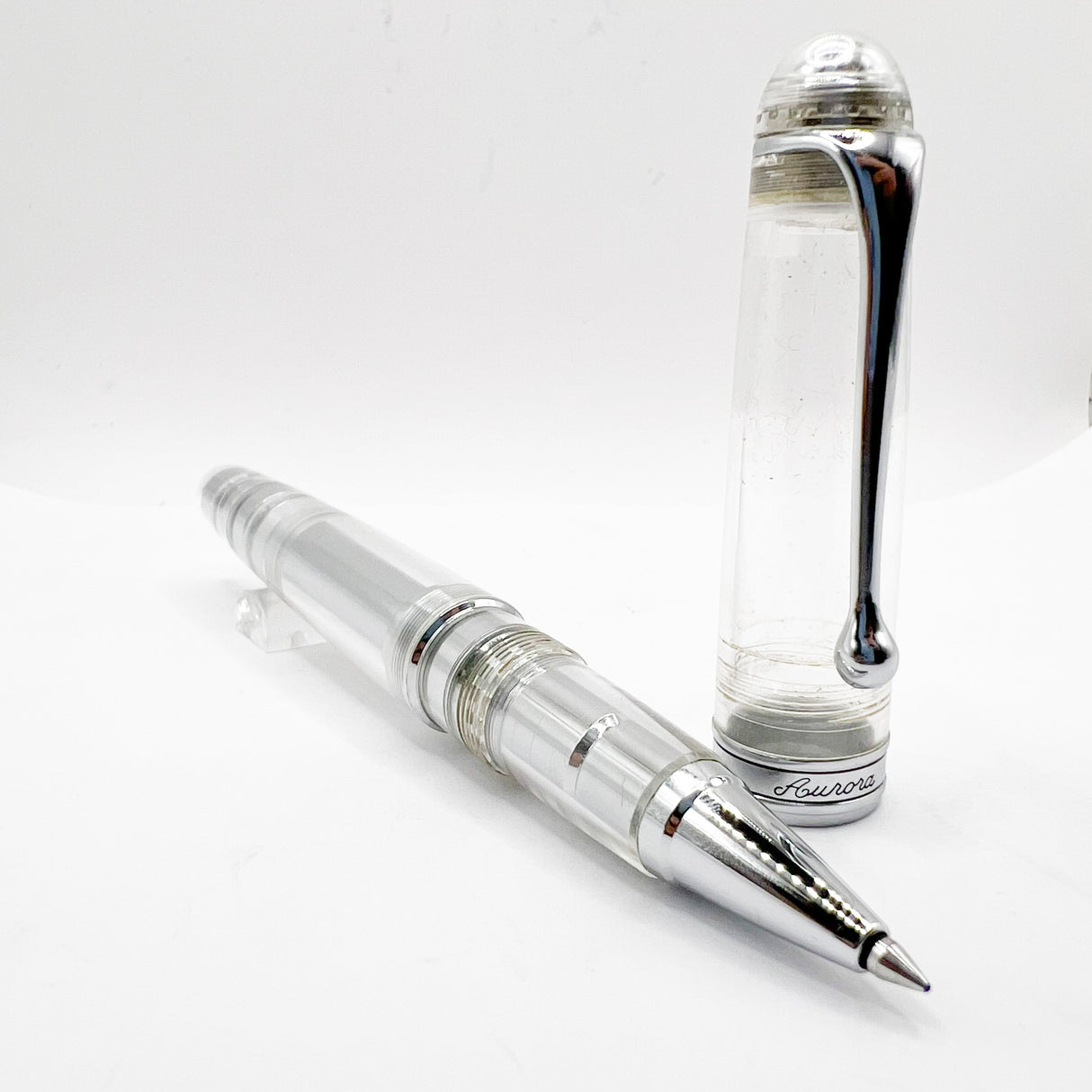 Aurora Large Size #88 Clear Demonstrator Rollerball