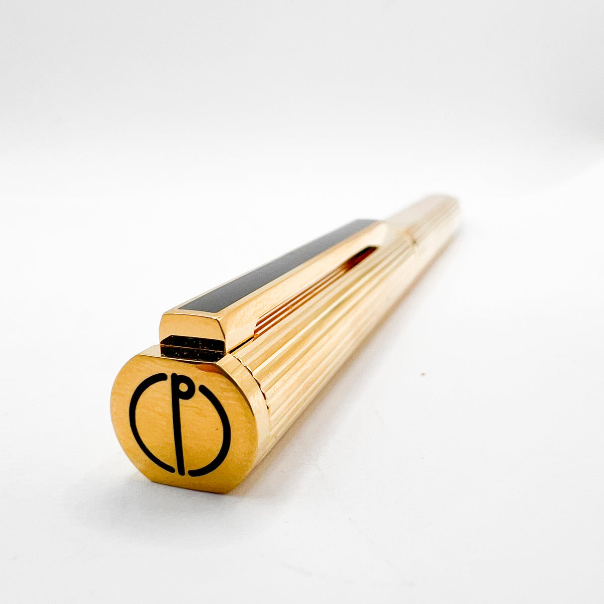 Alfred Dunhill Heavy Gold-Plated 4-Sided Gold-Plated Ballpoint