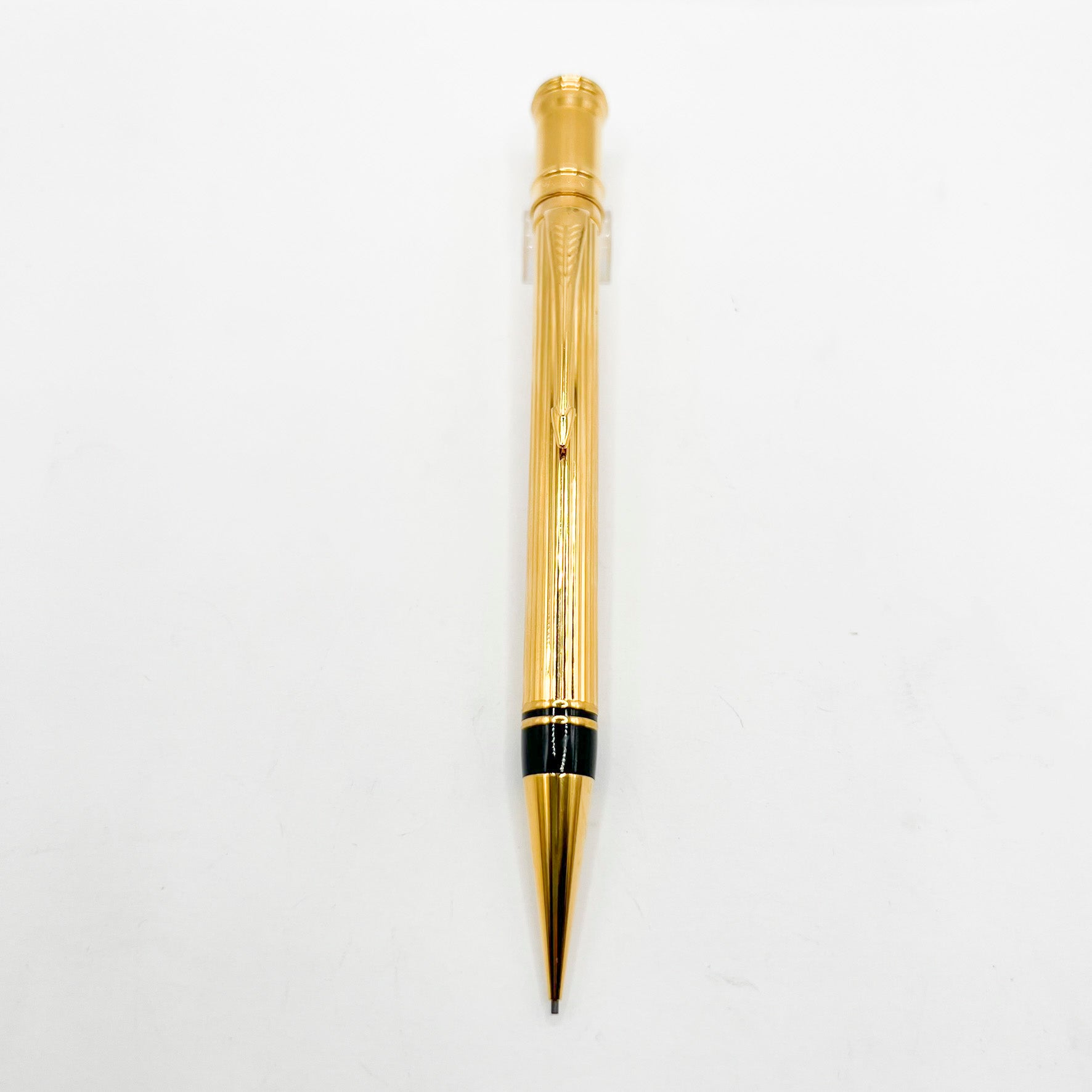 Alfred Dunhill Heavy Gold-Plated 4-Sided Gold-Plated Ballpoint