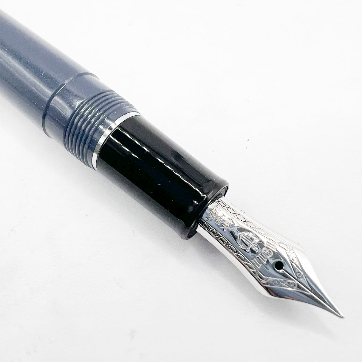 Sailor Professional Gear Slim Celestial Gray 2024 Pen of the Year Fountain Pen - Medium 14kt Gold Nib