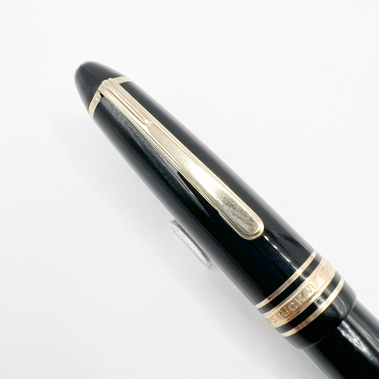 Montblanc Meisterstuck Black Resin #146 LeGrand Fountain Pen - Flexible Broad 14kt Gold Nib