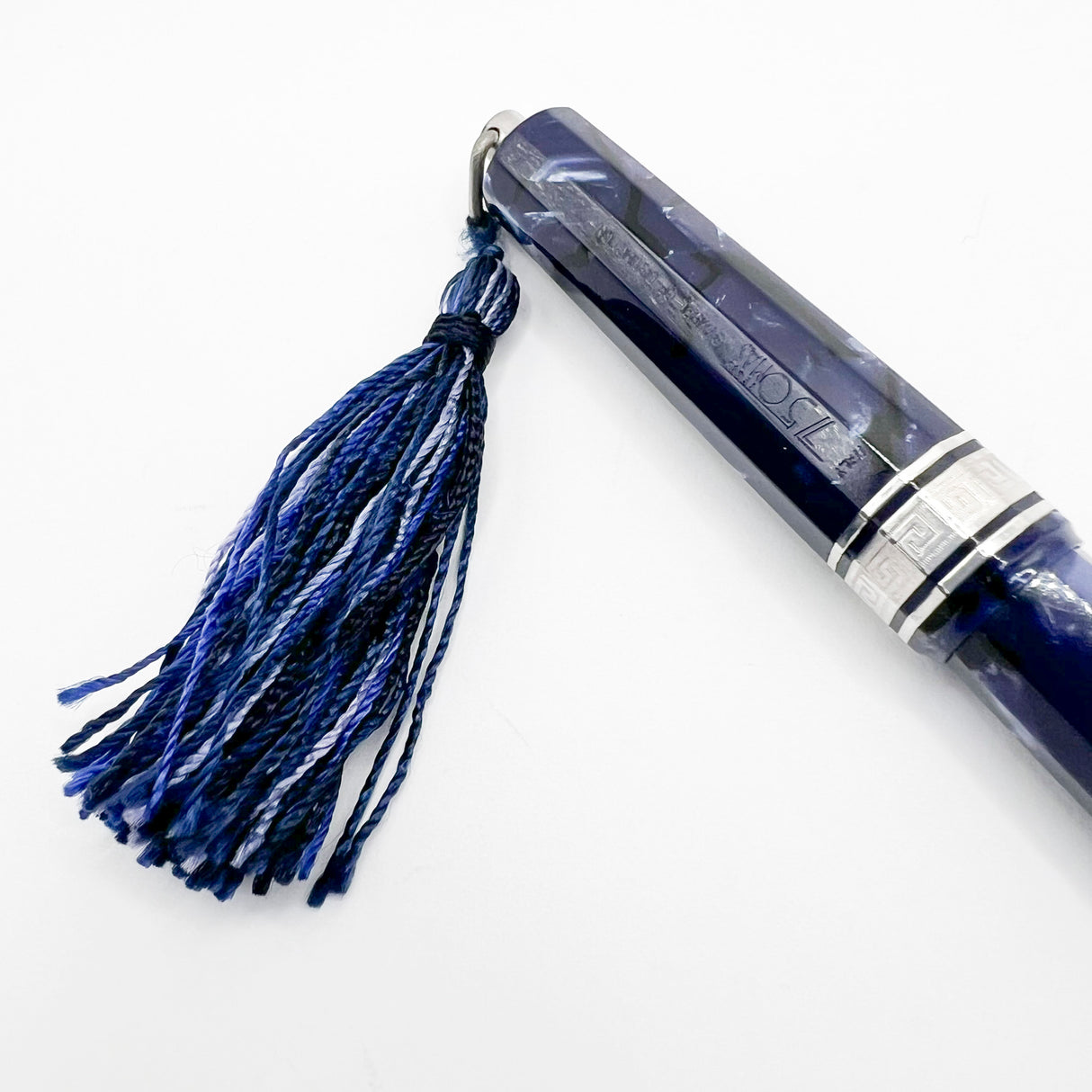 OMAS Princess Paragon Extra Blue Royale Celluloid Fountain Pen - Extra Fine 18kt Gold Nib