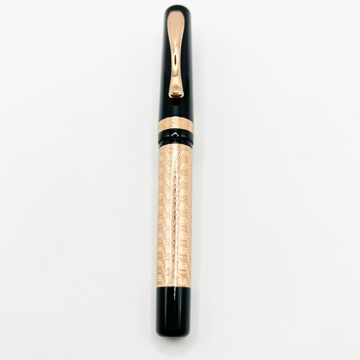 Visconti Moonlight Voyager Rose Gold Vermeil Fountain Pen - Medium 14kt Gold Nib