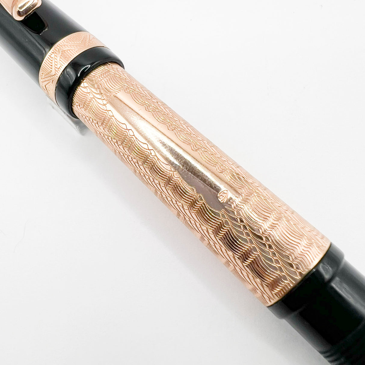 Visconti Moonlight Voyager Rose Gold Vermeil Fountain Pen - Medium 14kt Gold Nib