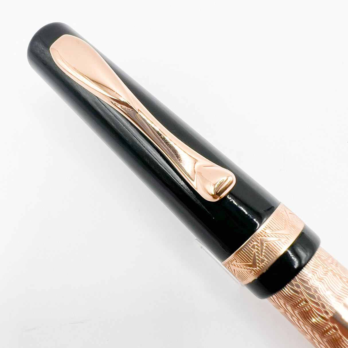 Visconti Moonlight Voyager Rose Gold Vermeil Fountain Pen - Medium 14kt Gold Nib
