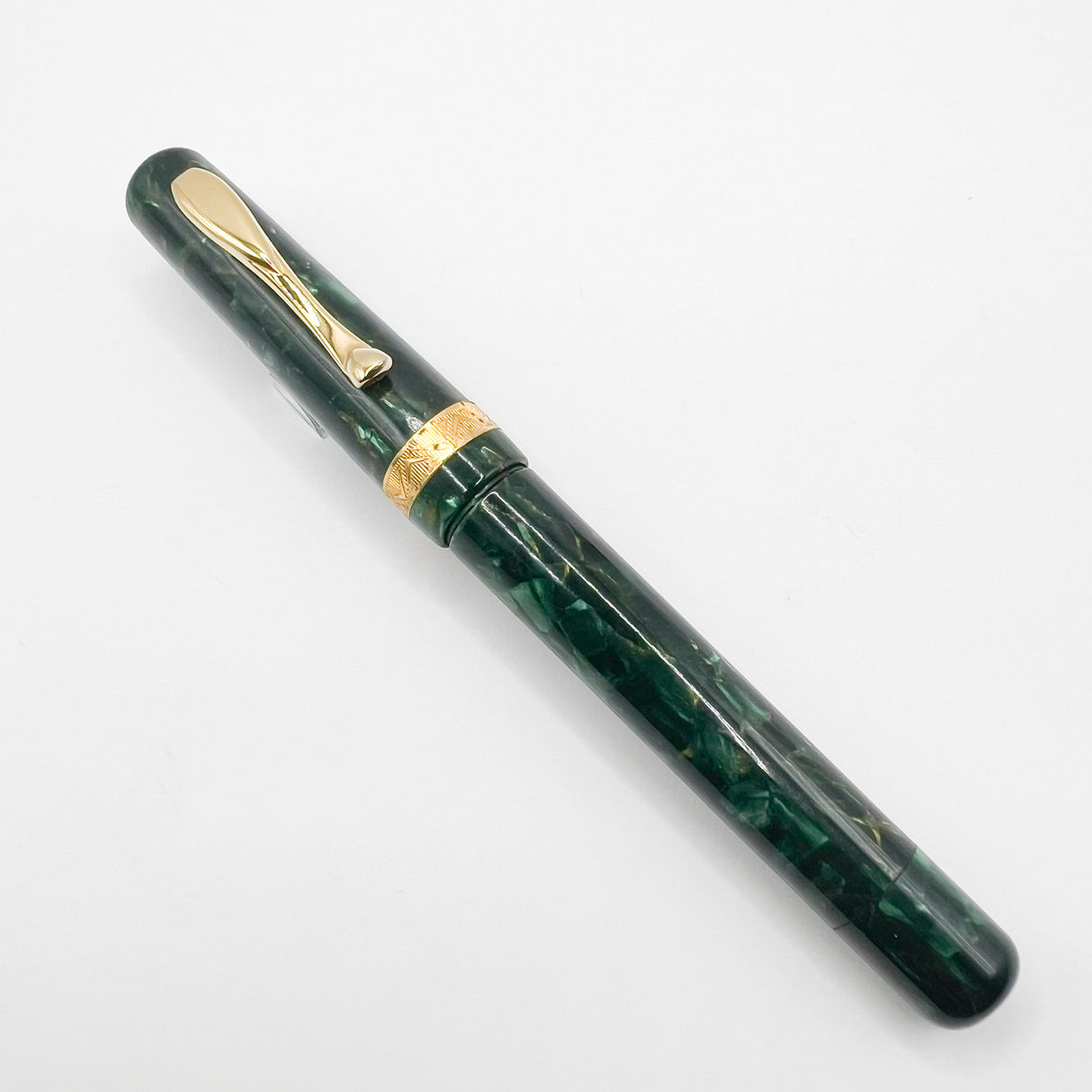 Visconti Limited Edition Michelangelo Grande Celluloid Fountain Pen - Medium 18kt Gold Nib