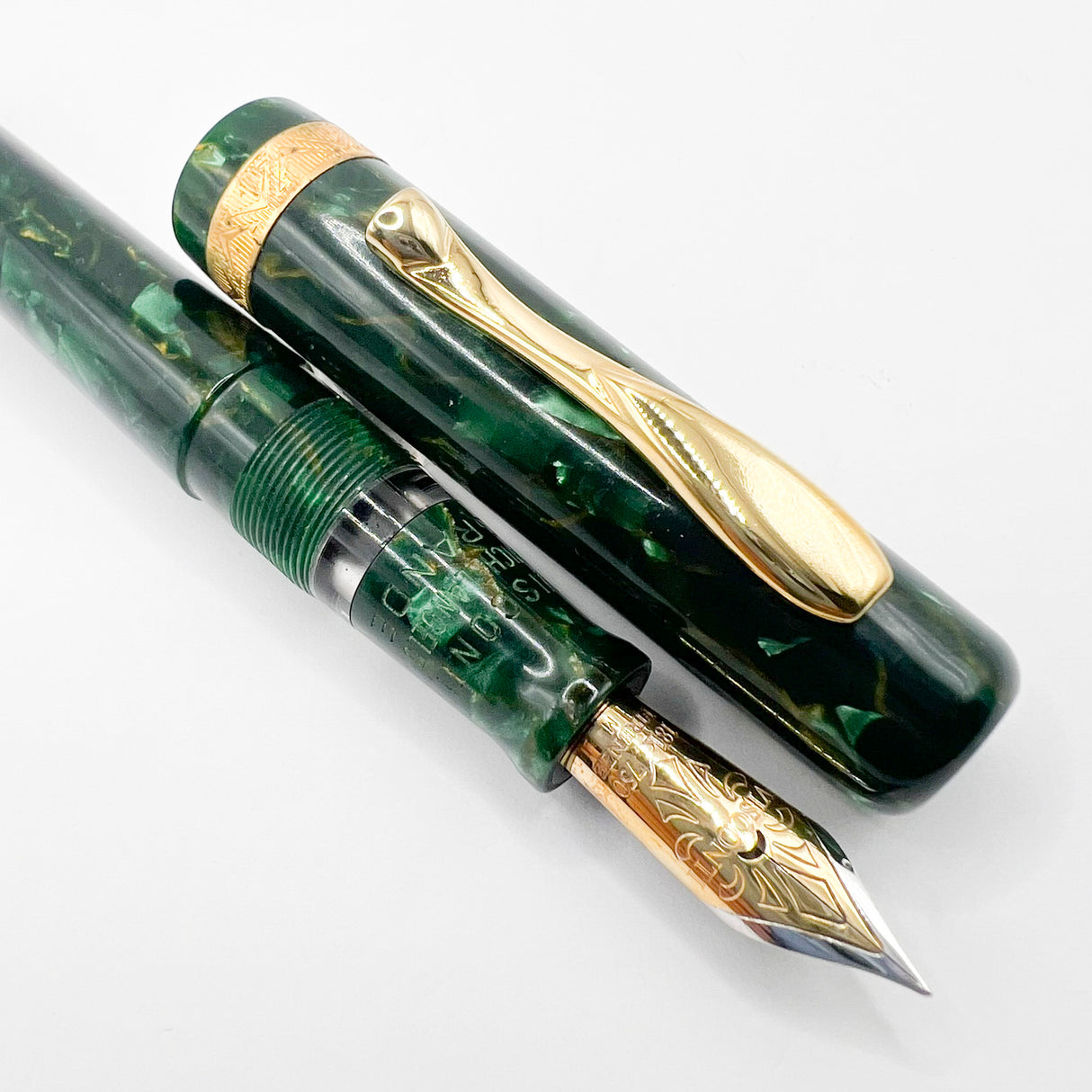 Visconti Limited Edition Michelangelo Grande Celluloid Fountain Pen - Medium 18kt Gold Nib