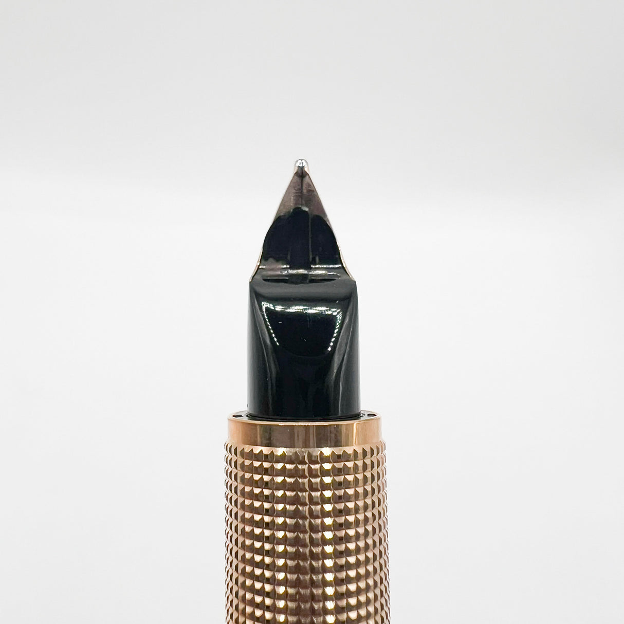 Montblanc Starwalker Black Resin with Rose Gold Plated Trim Fountain Pen - Medium 14kt Gold Nib