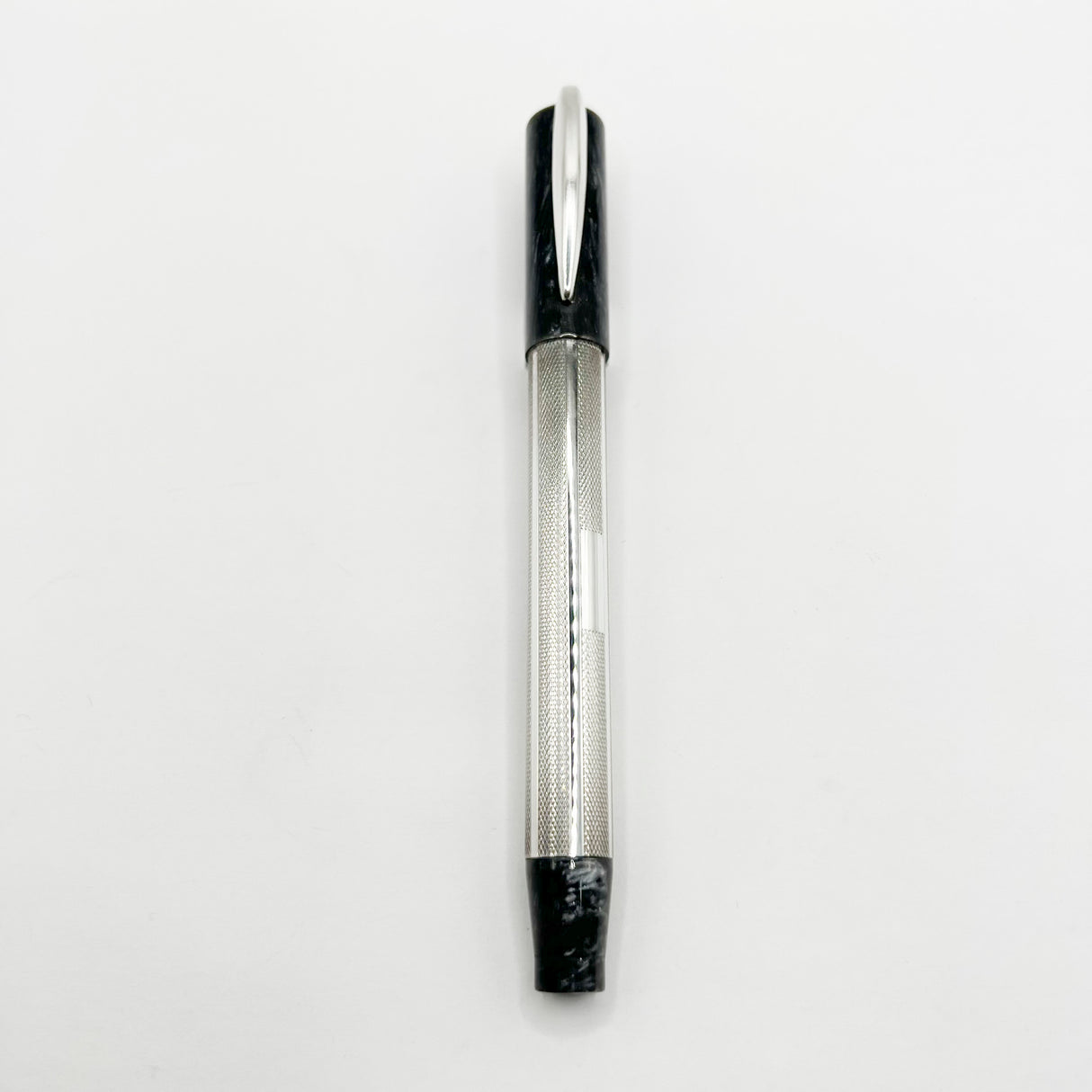 Visconti Rinascimento Stardust Grey Fountain Pen - Broad 14kt Gold Nib