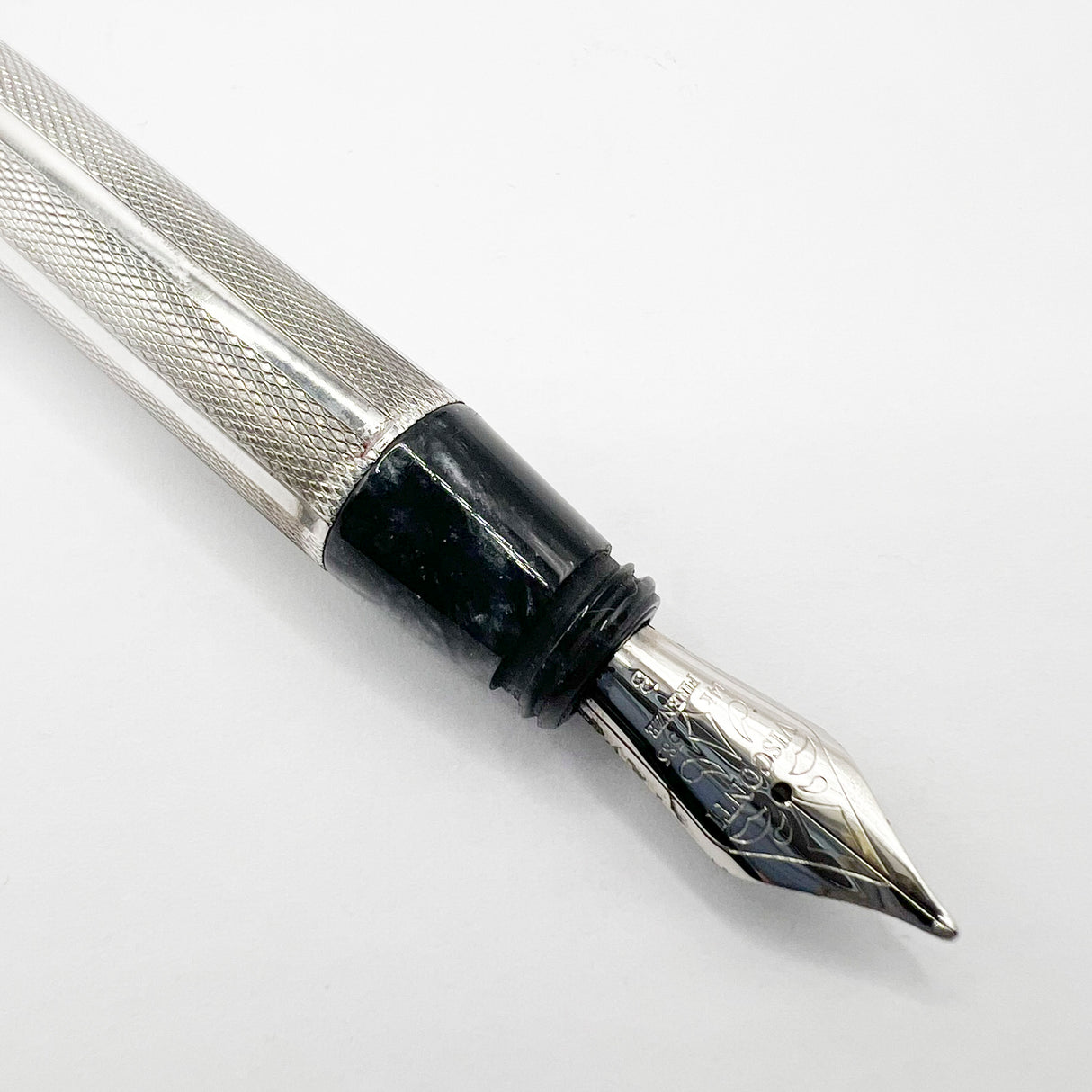 Visconti Rinascimento Stardust Grey Fountain Pen - Broad 14kt Gold Nib