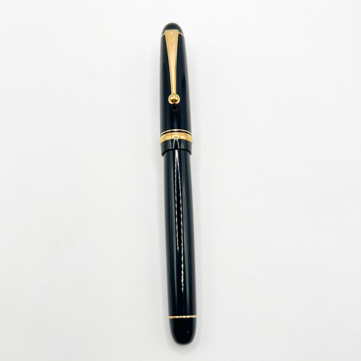 Pilot Custom 74 Black Fountain Pen - Double Broad 14kt Gold Nib
