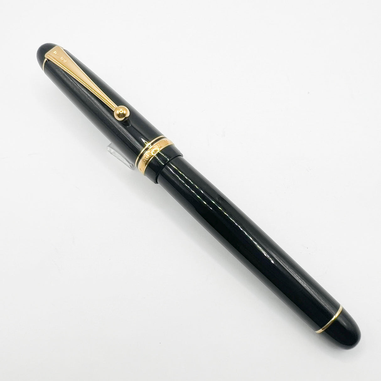 Pilot Custom 74 Black Fountain Pen - Double Broad 14kt Gold Nib