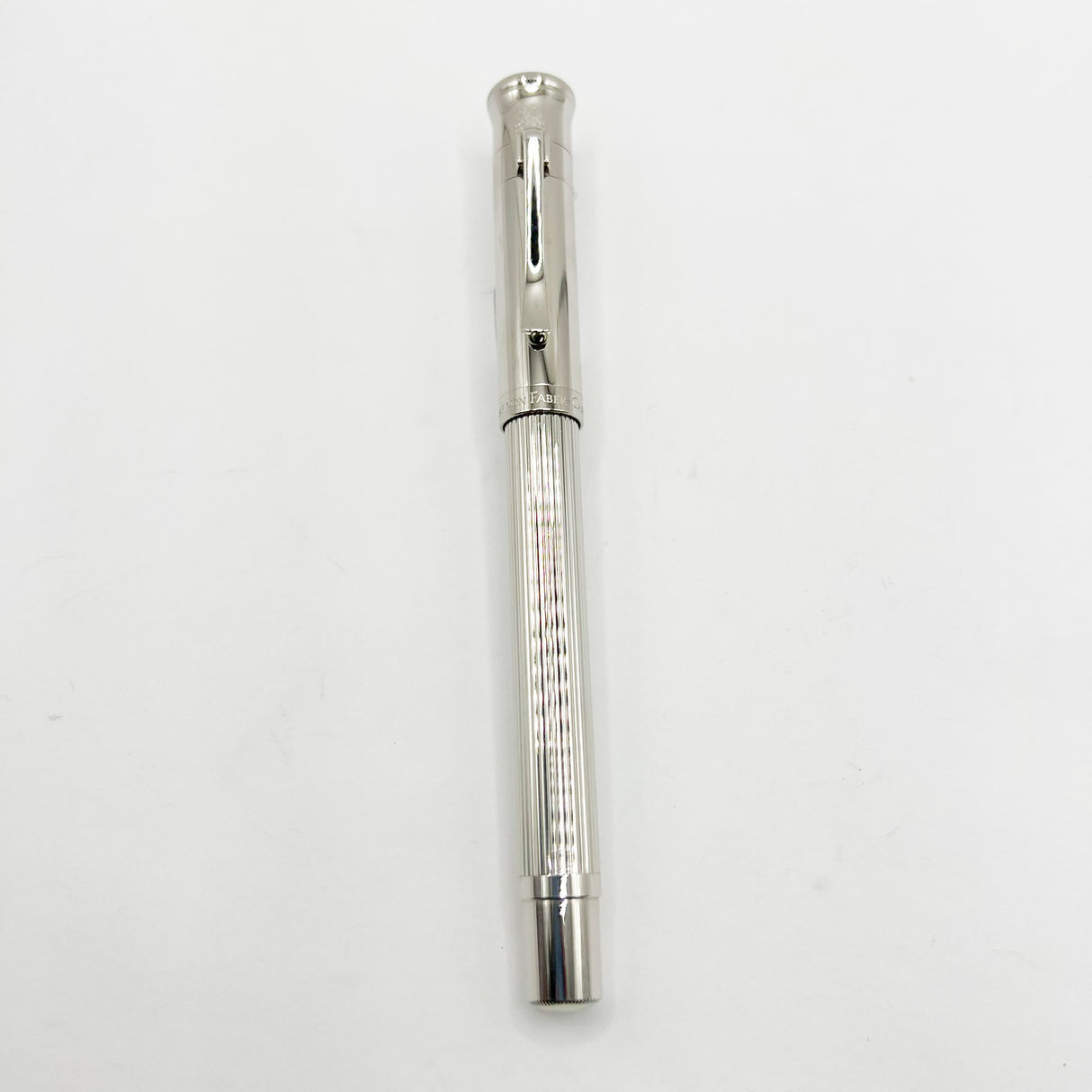 Graf von Faber Castell Platinum-Plated Classic Fountain Pen - Extra Fine 18kt Gold Nib