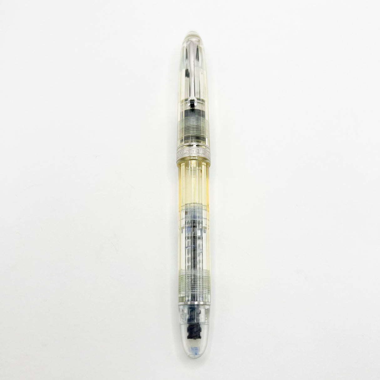 OMAS Ogiva Transparent Fluted Demonstrator Fountain Pen- Medium 18kt Gold Nib
