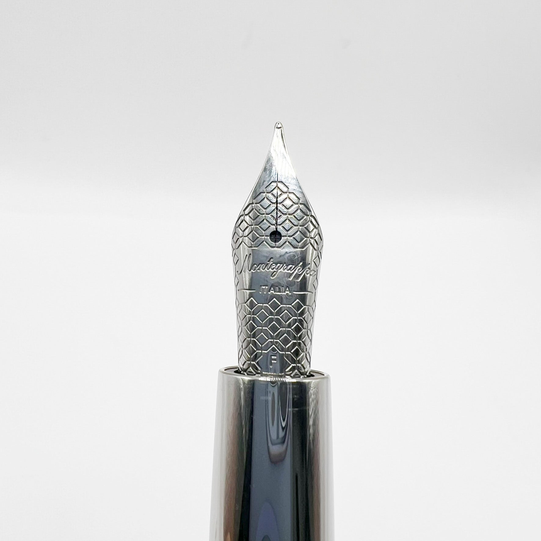 Montegrappa "Blue Blazer" Fountain Pen - Fine Stainless Steel Nib