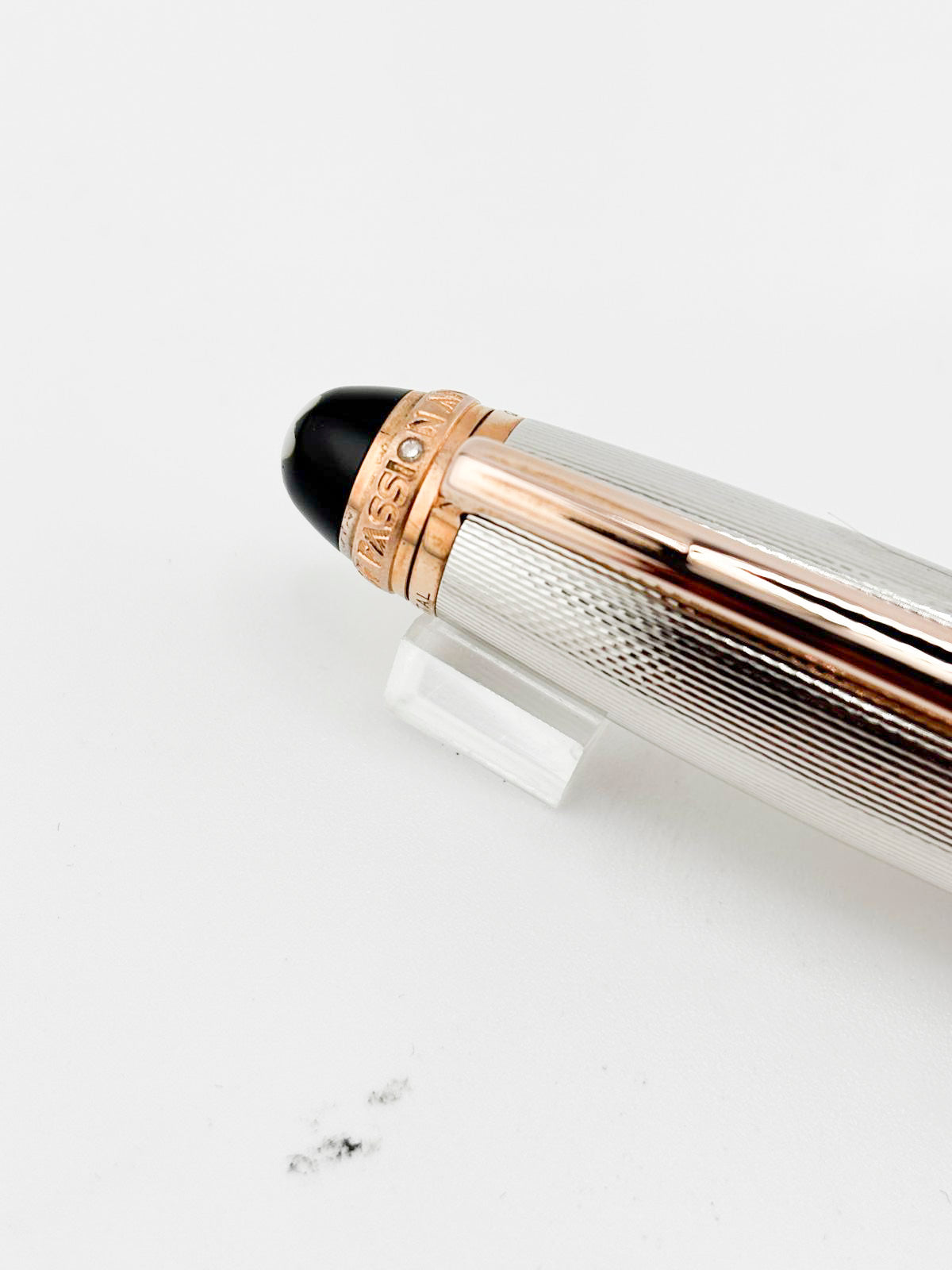 Montblanc Meisterstuck 75th Anniversary Numbered Limited Edition Solitaire Barleycorn Sterling Silver LeGrand Rollerball