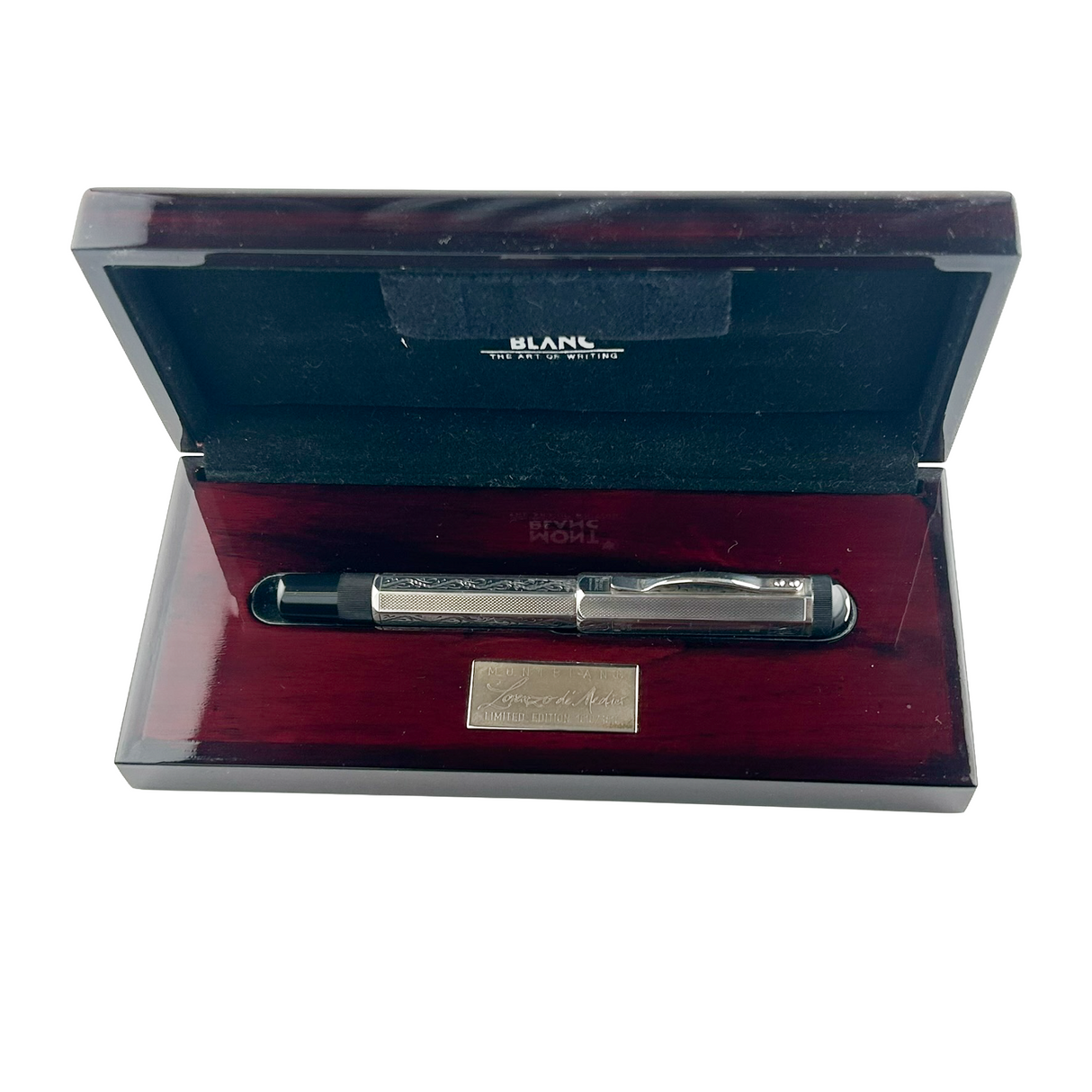 Montblanc Lorenzo De Medici Sterling Silver Patron of the Arts Fountain Pen - Medium 18kt Gold Nib - A GRAIL Pen!