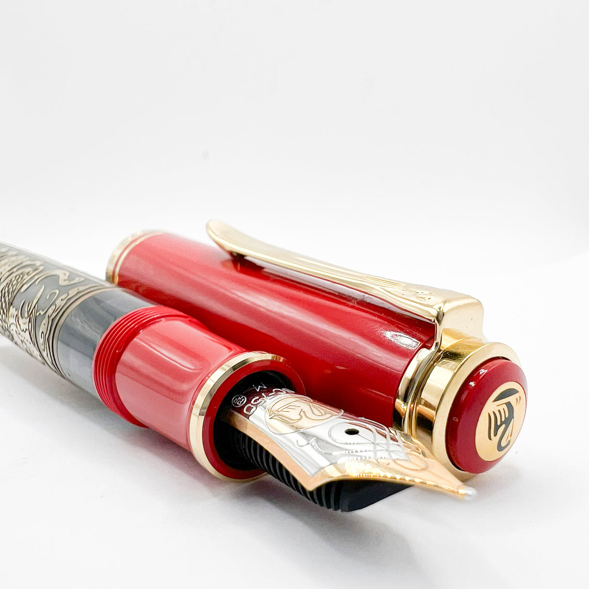 Pelikan Golden Phoenix Limited Edition Fountain Pen - Fine 18kt Gold Nib