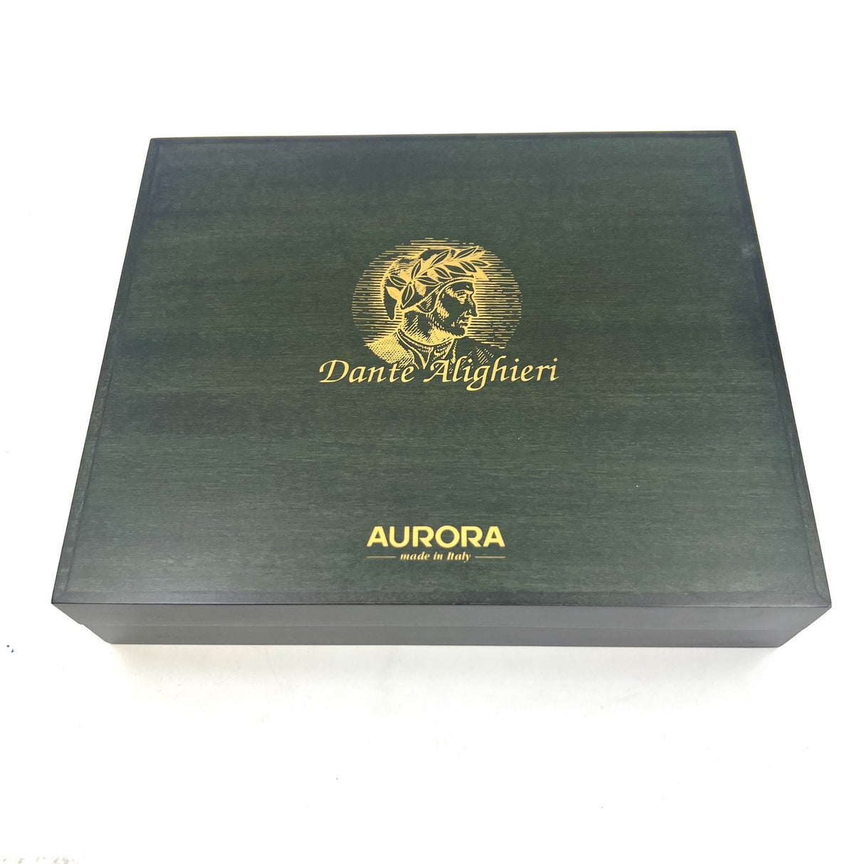 Aurora Original Dante Alighieri Green Lacquered Limited Edition Fountain Pen - Medium 18 Kt Gold Nib