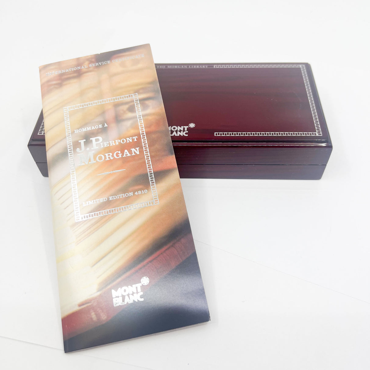 Montblanc J.P. Morgan 2004 Patron Of The Arts Limited Edition Fountain Pen - Medium 18kt Gold Nib