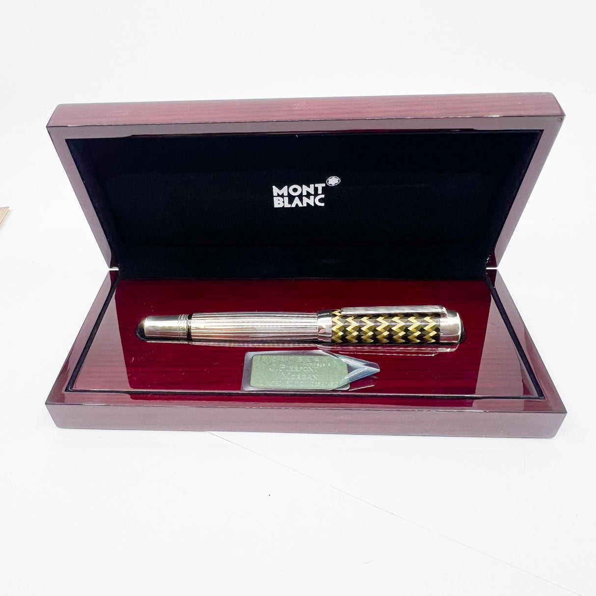 Montblanc J.P. Morgan 2004 Patron Of The Arts Limited Edition Fountain Pen - Medium 18kt Gold Nib