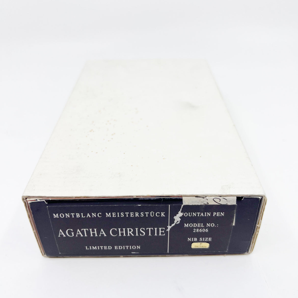 Montblanc Agatha Christie Sterling Silver Limited Edition Fountain Pen - Fine 18kt Gold Nib