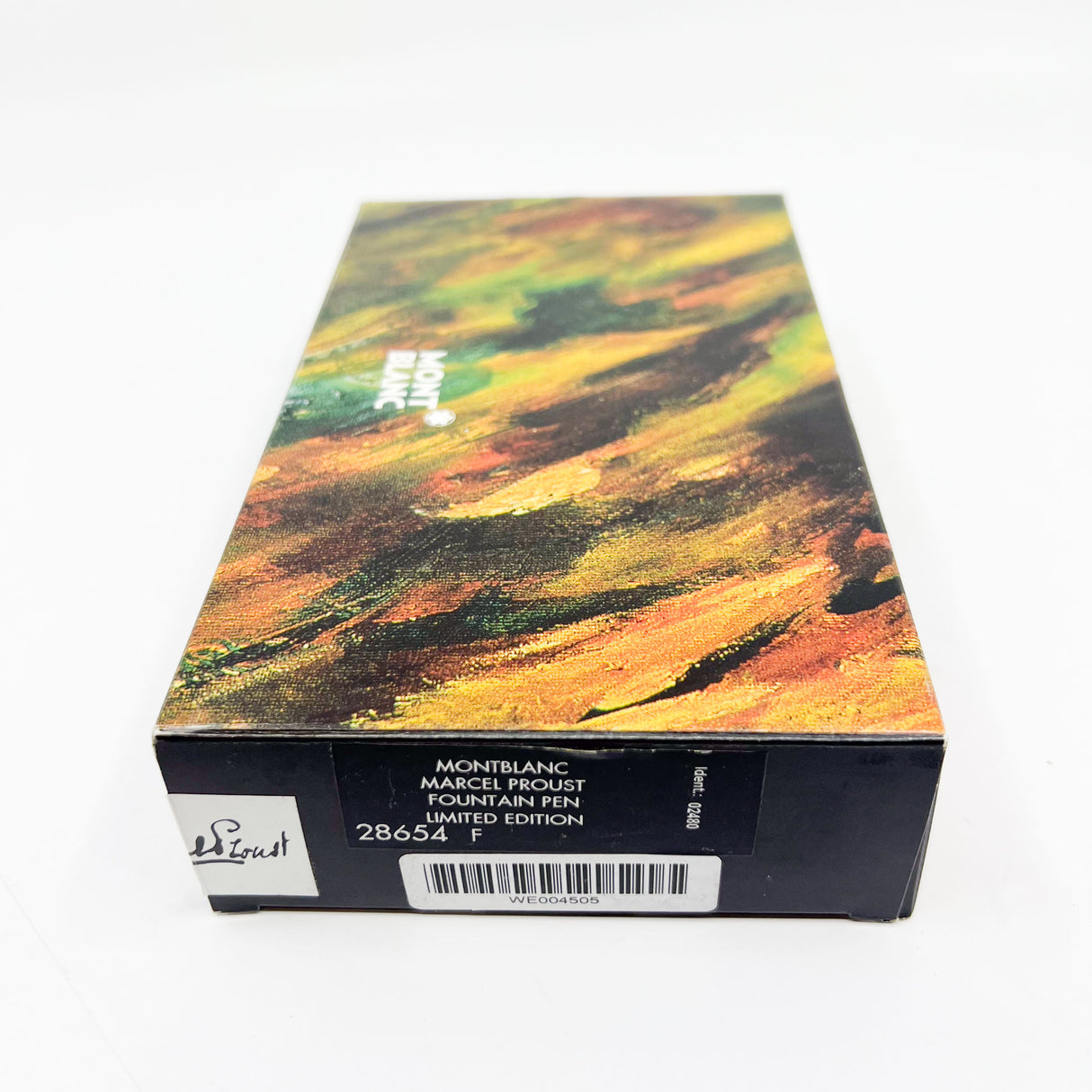 Montblanc Marcel Proust Sterling Silver Writer Series Fountain Pen - Fine 18kt Gold Nib