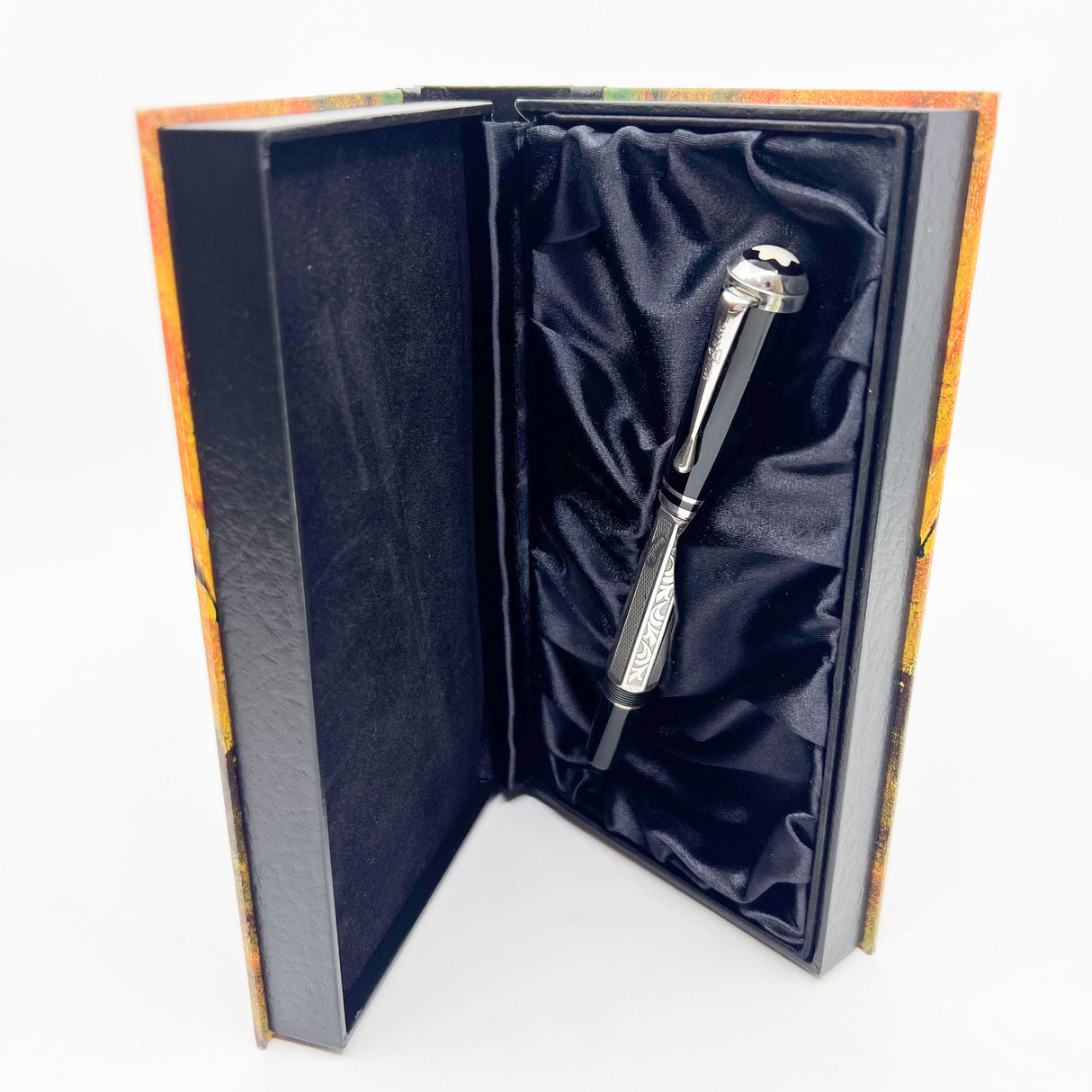 Montblanc Marcel Proust Sterling Silver Writer Series Fountain Pen - Fine 18kt Gold Nib