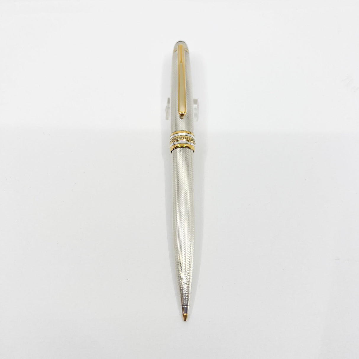 Montblanc Meisterstuck Solitaire Sterling Silver Pinstripe Ballpoint Pen